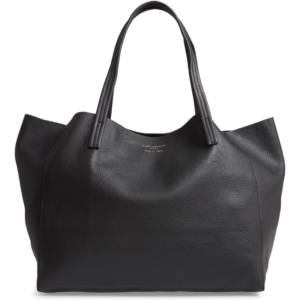 Kurt Geiger London Violet Large Leather Tote - Black
